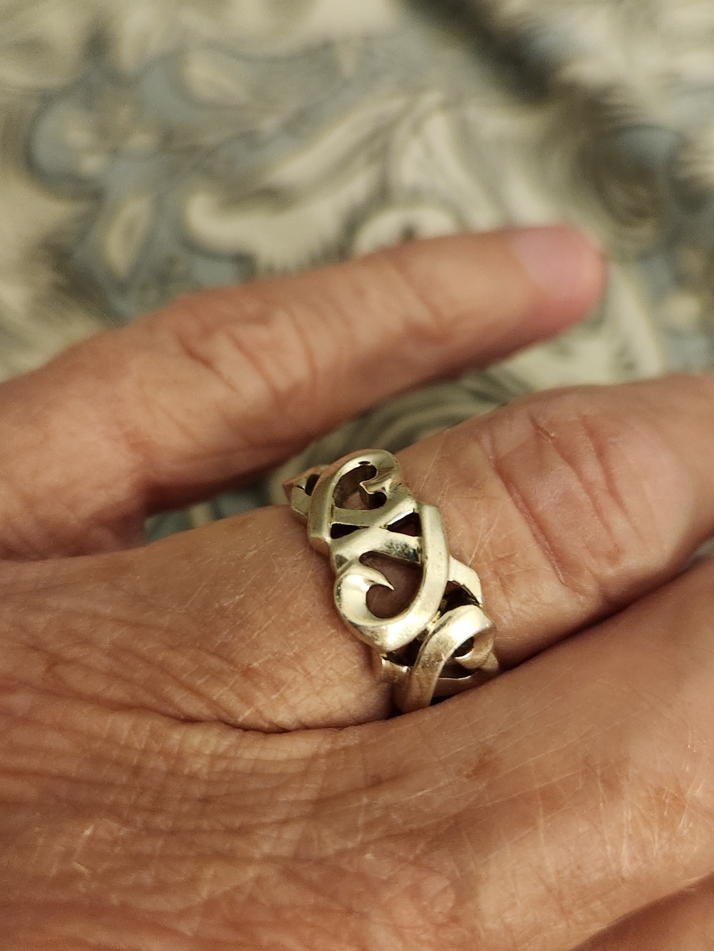 Tiffany 925 Sterling Ring (Paloma Picasso For Tiffany) Sz 5.5